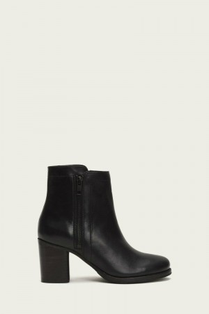 Black Frye Addie Double Zip Women Mid Calf Boots | TMCR78912