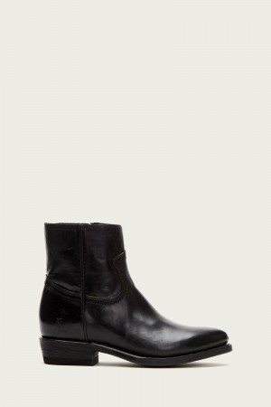 Black Frye Billy Inside Zip Women Booties | AXRP17485