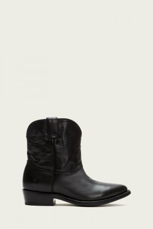 Black Frye Billy Short Women Booties | YVPW70168