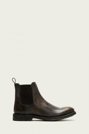 Black Frye Bowery Men Chelsea Boots | QLIO16875