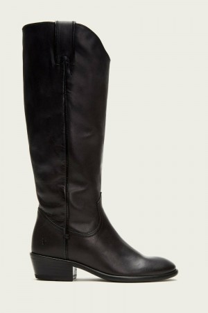 Black Frye Carson Pull On Women Knee-high Boots | ZYOK58267