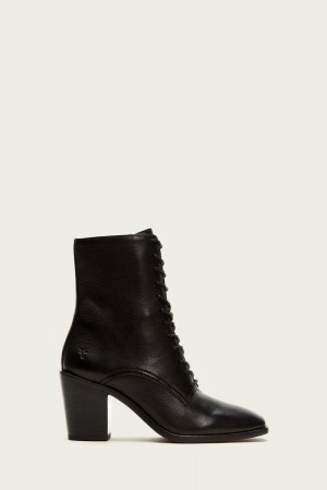 Black Frye Georgia Lace Up Women Booties | FNIS90746