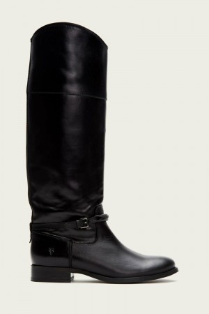 Black Frye Melissa Seam Tall Women Knee-high Boots | JATP08534