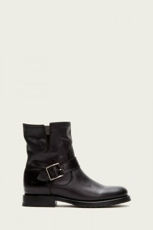 Black Frye Natalie Engineer Women Booties | IWOB80245