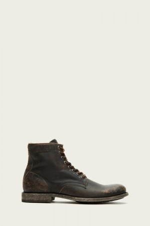 Black Frye Tyler Men Lace Up Boots | BVYE17869