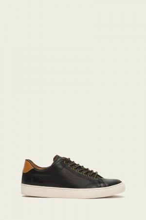 Black Frye Walker Low Lace Men Sneakers | YRMF40671