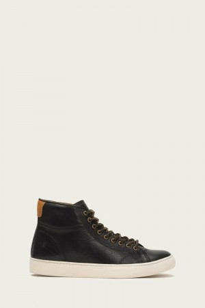 Black Frye Walker Midlace Men Sneakers | VRPN12460