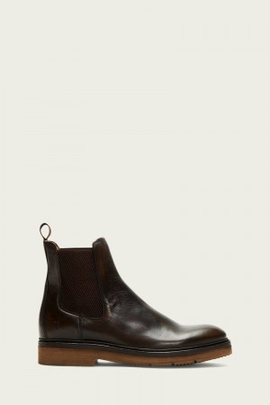 Brown Frye Bowery Light Men Chelsea Boots | QWSV13764