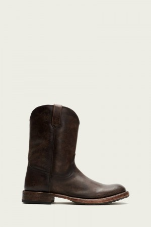 Brown Frye Duke Roper Men Western Boots | QUXS71906