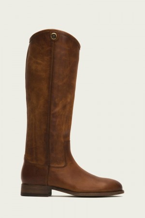 Brown Frye Melissa Button 2 Women Knee-high Boots | JTDH08935