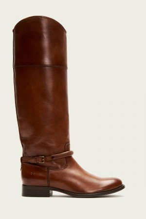 Brown Frye Melissa Seam Tall Women Knee-high Boots | VLUP98701