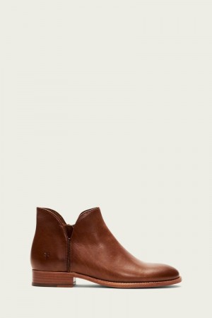 Brown Frye Melissa Shootie Women Booties | WBXR63158