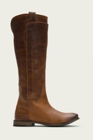 Brown Frye Paige Tall Riding Women Knee-high Boots | LGRK41839