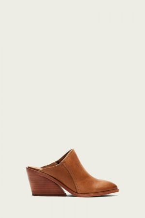 Brown Frye Serena Women Mules | MRXU10938