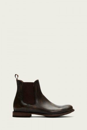 Brown Frye Tyler Men Chelsea Boots | IOFR96843