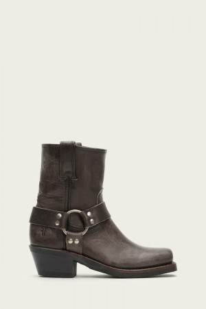 Chocolate Frye Harness 8R Women Mid Calf Boots | XPQU80421