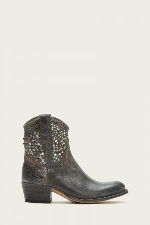 Grey Frye Deborah Studded Women Mid Calf Boots | ESFL40182