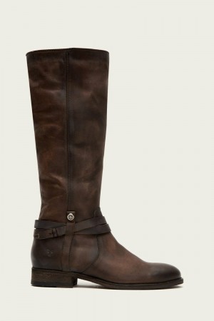 Grey Frye Melissa Belted Tall Women Knee-high Boots | RUQE53841