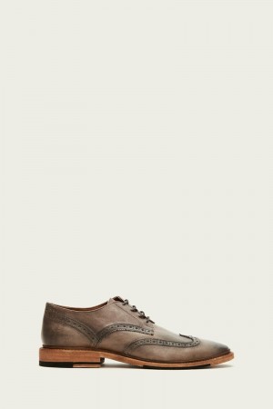 Grey Frye Paul Wingtip Men Dress Shoes | CTMR65437