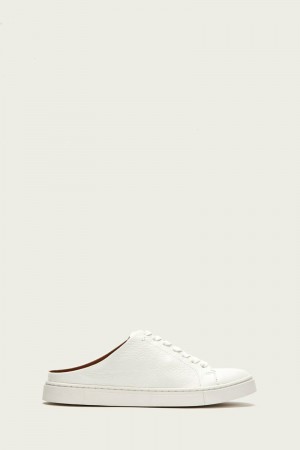 White Frye Ivy Low Lace Mule Women Sneakers | ESYR16485