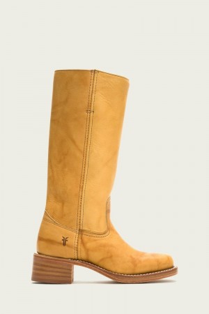 Yellow Frye Campus 14L Women Knee-high Boots | JZXT47210