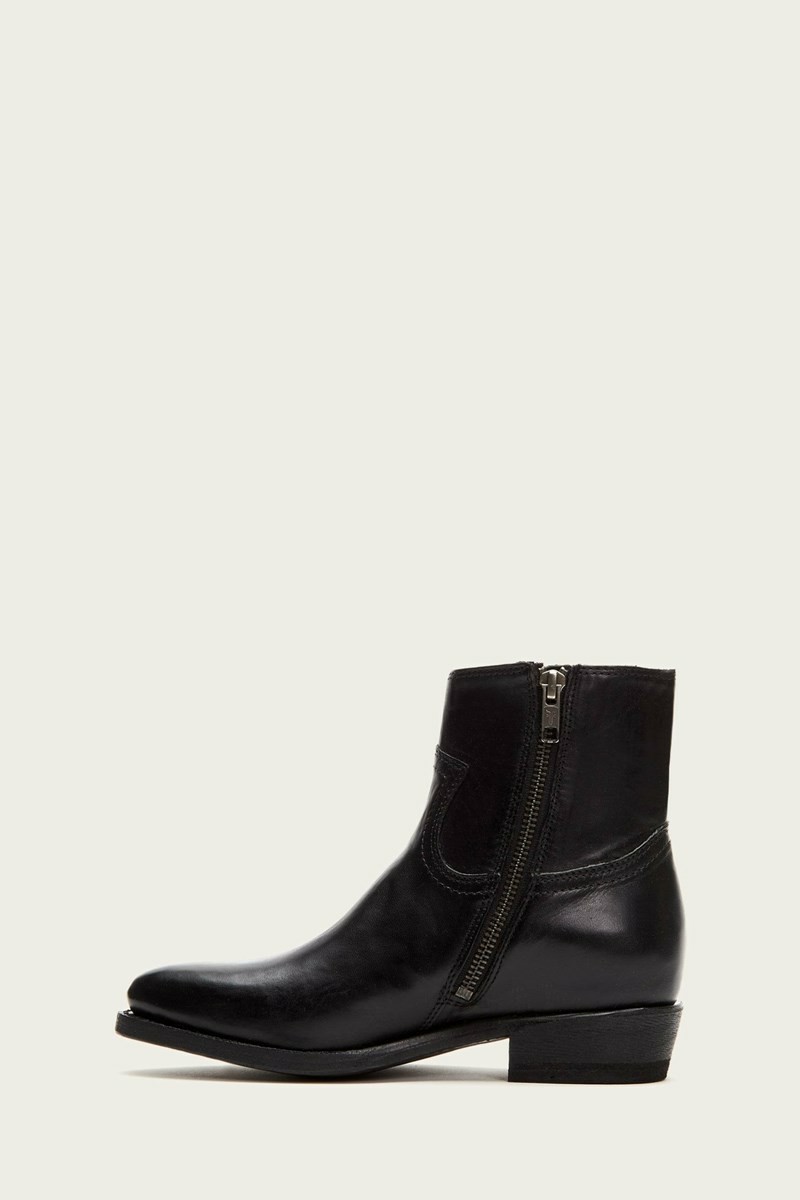 Black Frye Billy Inside Zip Women Booties | AXRP17485