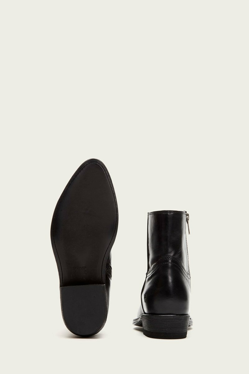 Black Frye Billy Inside Zip Women Booties | AXRP17485