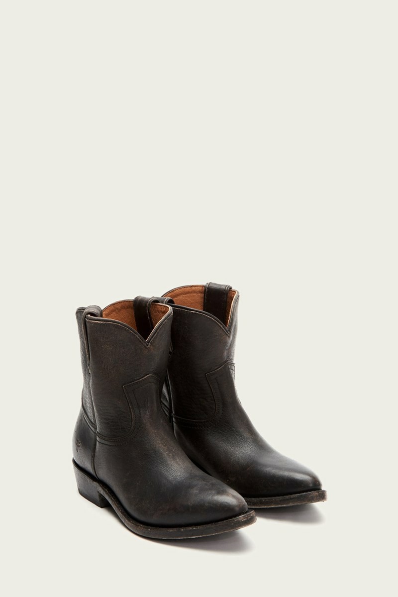 Black Frye Billy Short Women Booties | BNJC84615