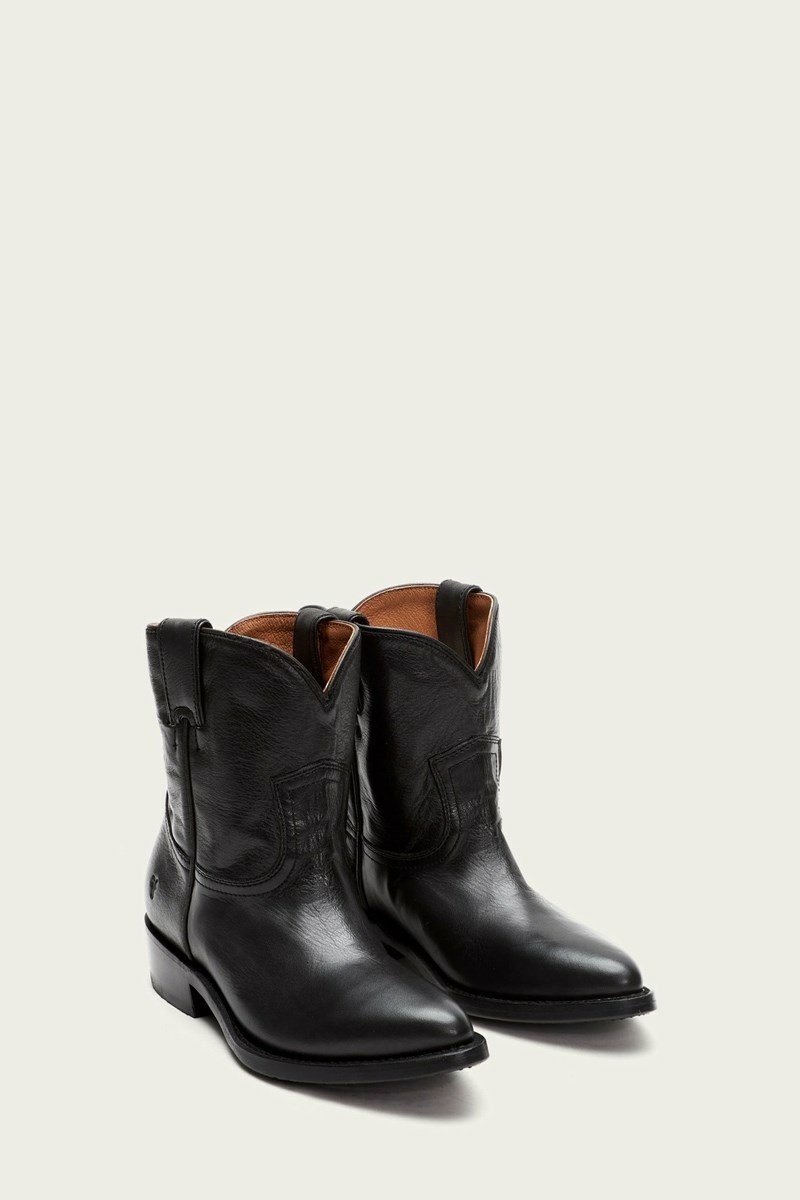 Black Frye Billy Short Women Booties | YVPW70168