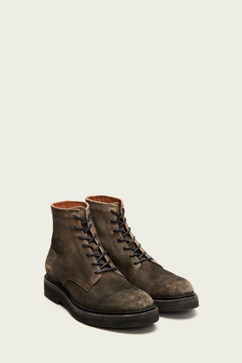 Black Frye Bowery Light Men Lace Up Boots | HXLC95082