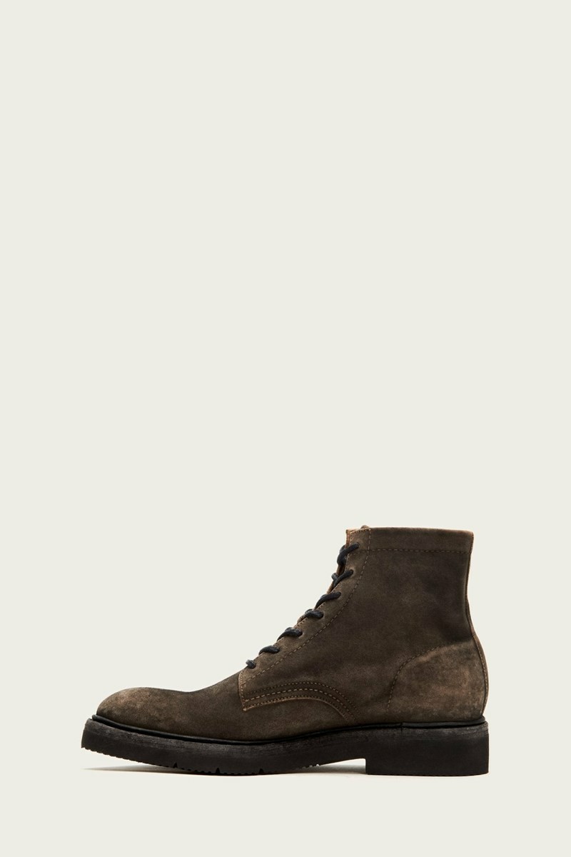 Black Frye Bowery Light Men Lace Up Boots | HXLC95082