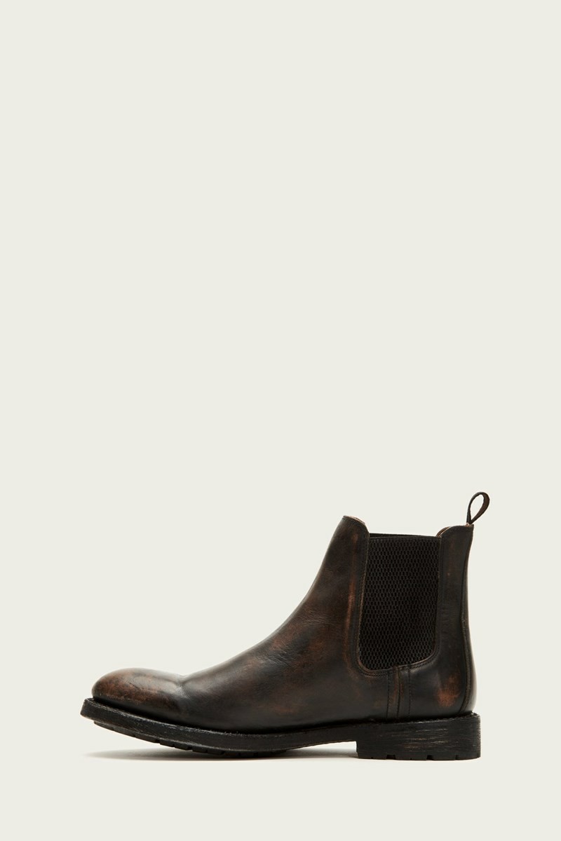 Black Frye Bowery Men Chelsea Boots | QLIO16875