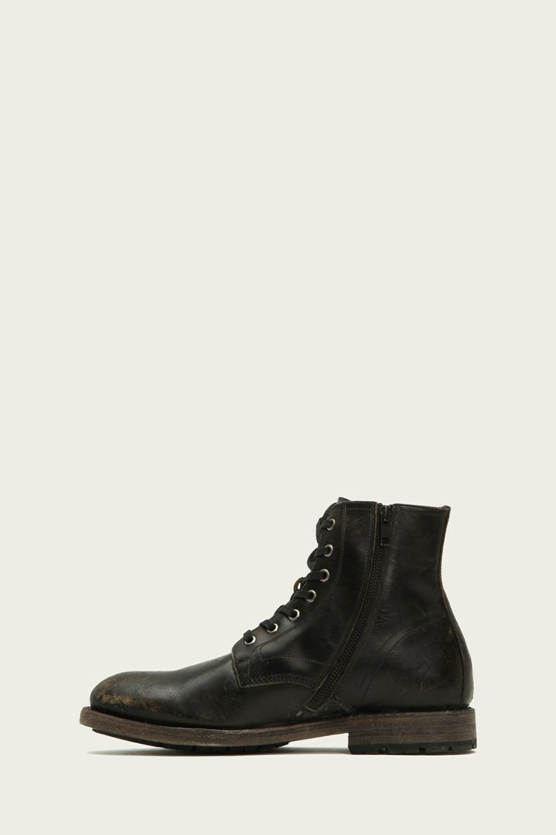 Black Frye Bowery Men Lace Up Boots | FOCN81456