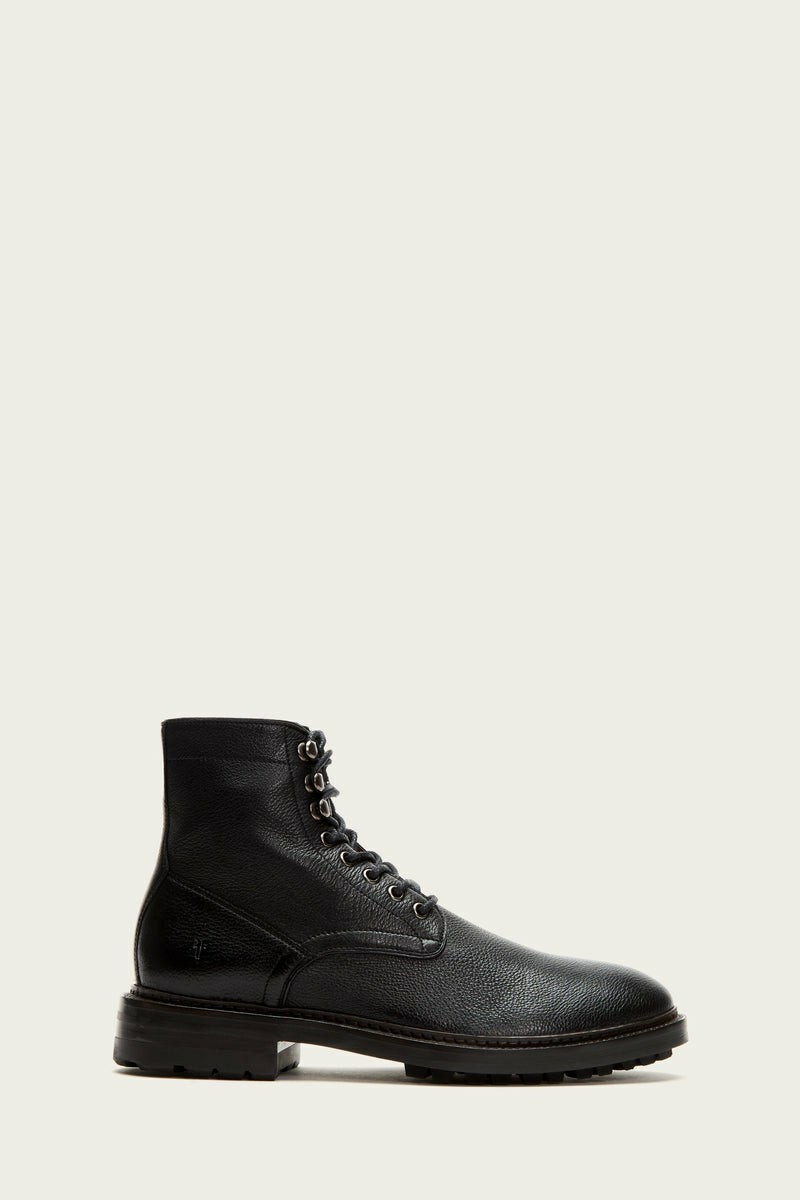 Black Frye Greyson Men Lace Up Boots | LVWA92658