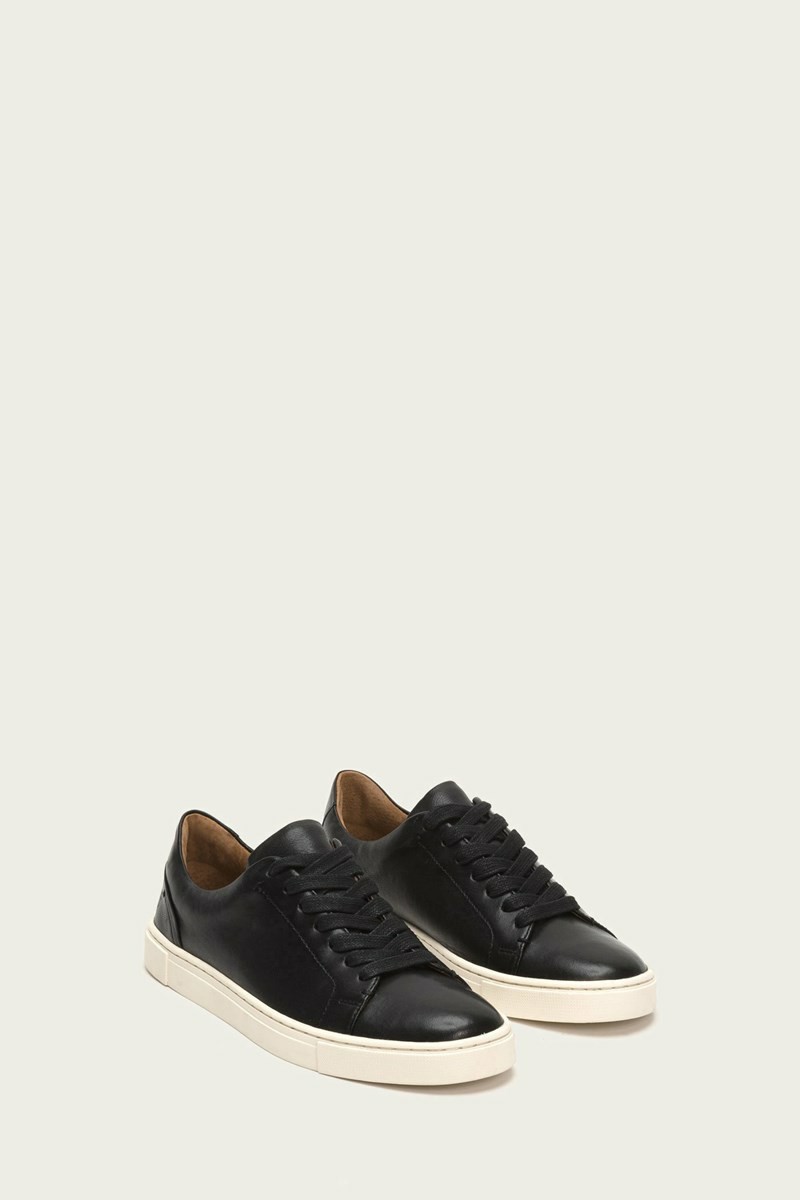 Black Frye Ivy Low Lace Women Sneakers | IHRZ06479