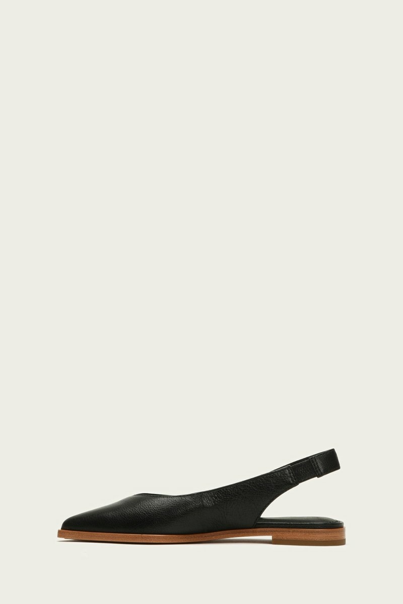 Black Frye Kenzie Sling Back Women Flats | WHTU06439