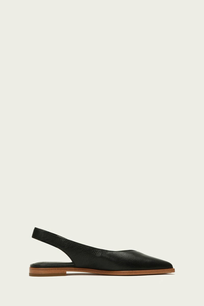 Black Frye Kenzie Sling Back Women Flats | WHTU06439