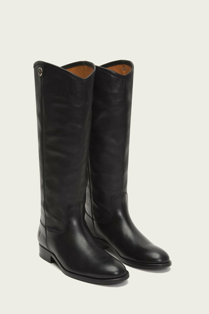 Black Frye Melissa Button 2 Women Knee-high Boots | GLFA52789