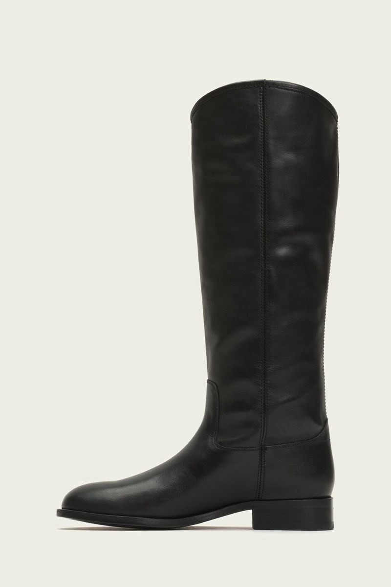 Black Frye Melissa Button 2 Women Knee-high Boots | GLFA52789