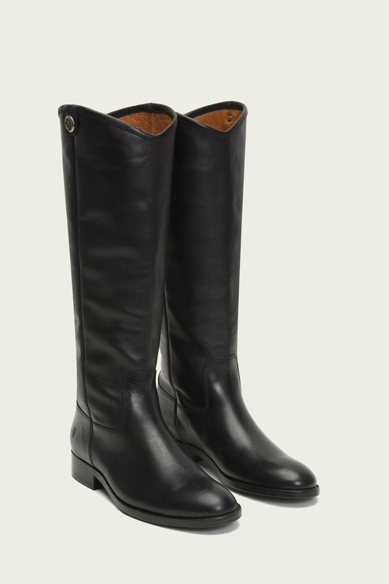 Black Frye Melissa Button 2 Women Knee-high Boots | OLJX20691