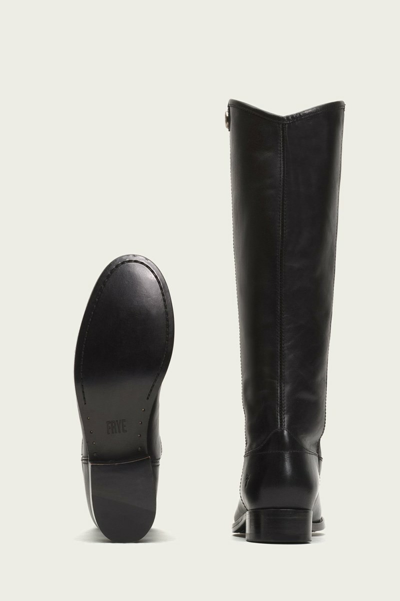 Black Frye Melissa Button 2 Women Knee-high Boots | OLJX20691