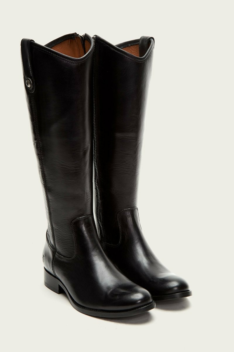 Black Frye Melissa Inside Zip Women Knee-high Boots | PQMN07835