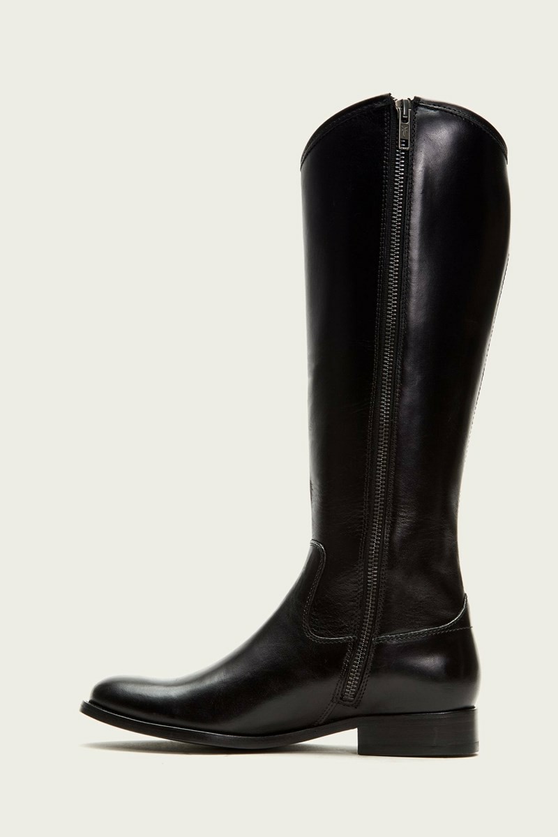 Black Frye Melissa Inside Zip Women Knee-high Boots | PQMN07835