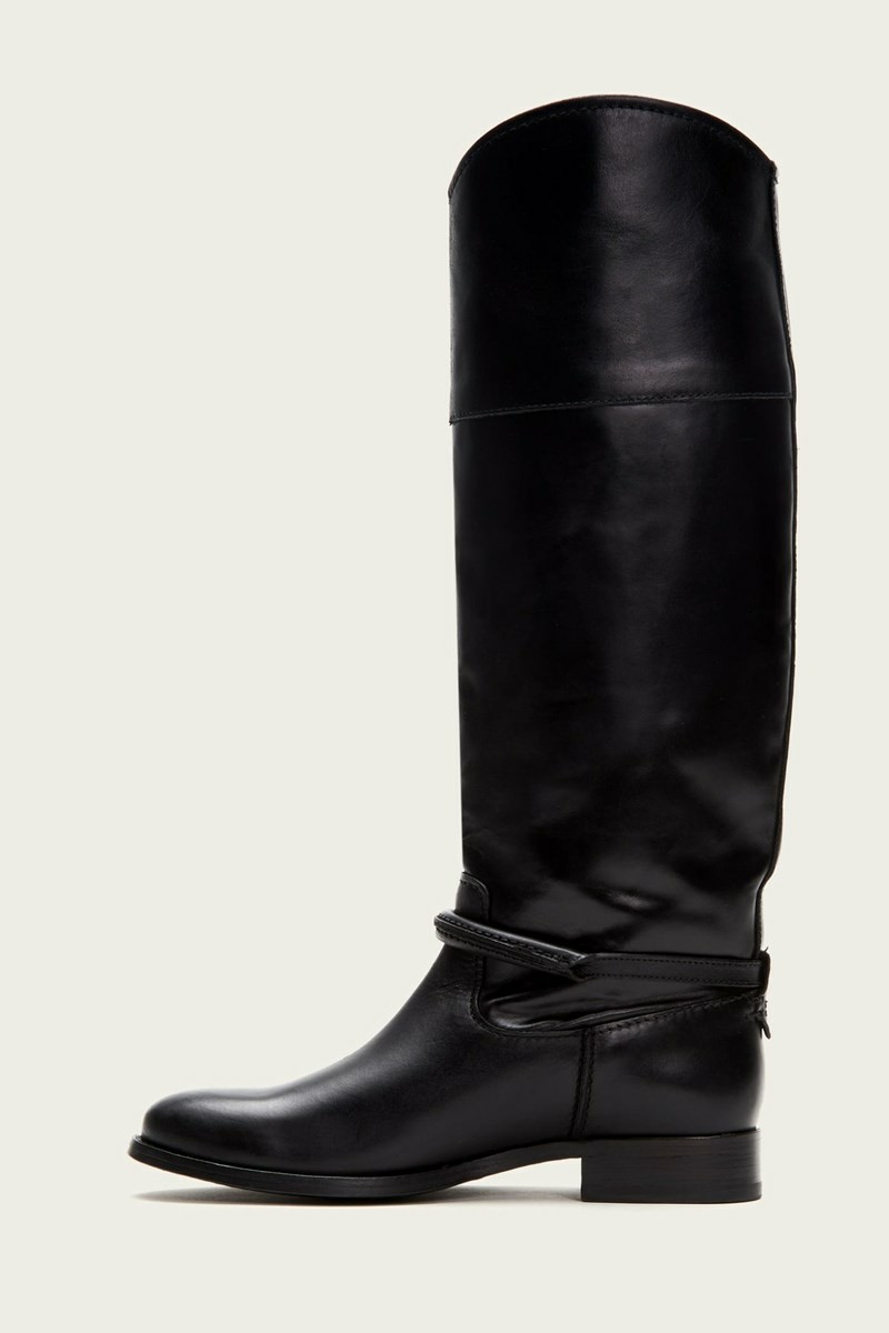 Black Frye Melissa Seam Tall Women Knee-high Boots | JATP08534