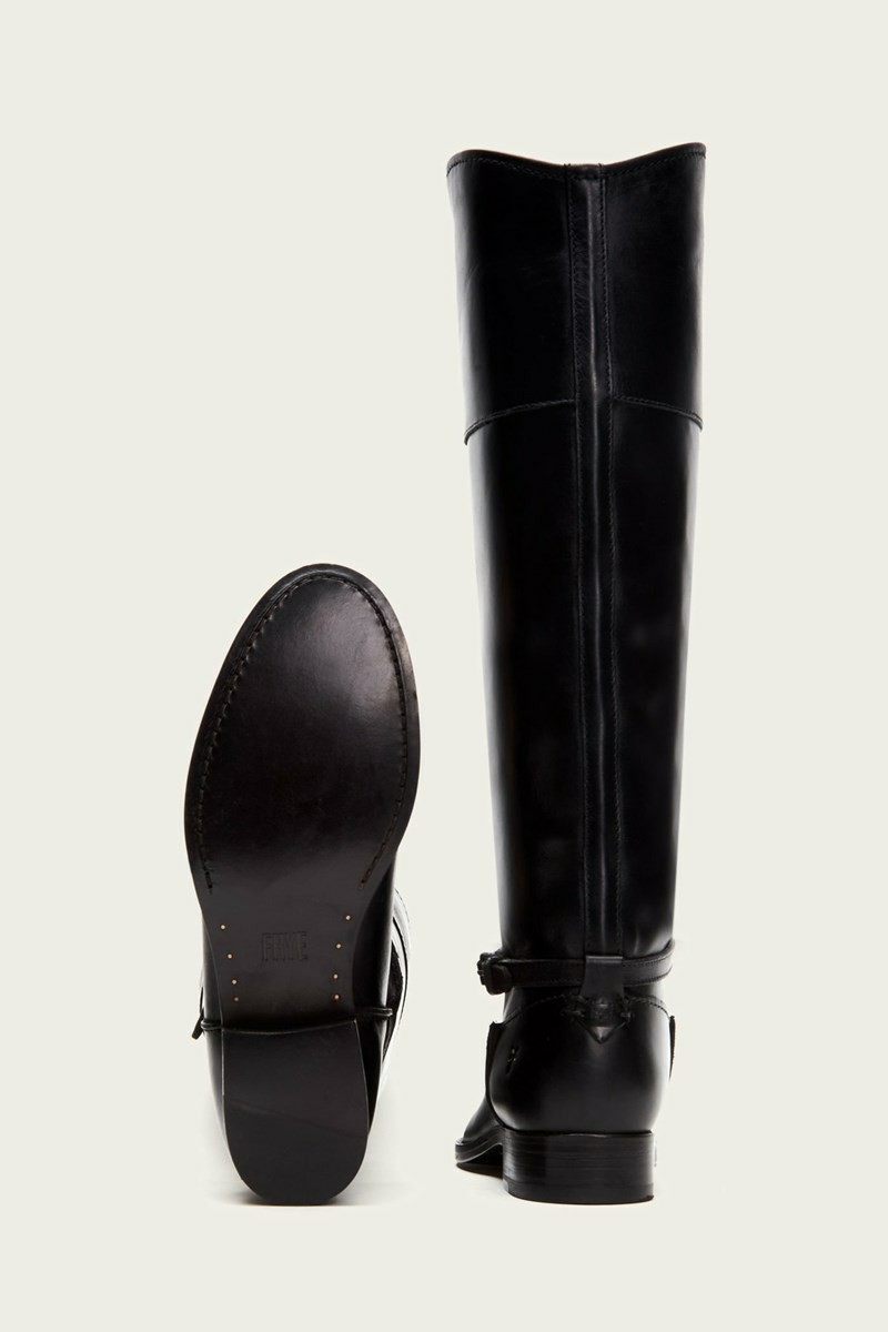 Black Frye Melissa Seam Tall Women Knee-high Boots | JATP08534