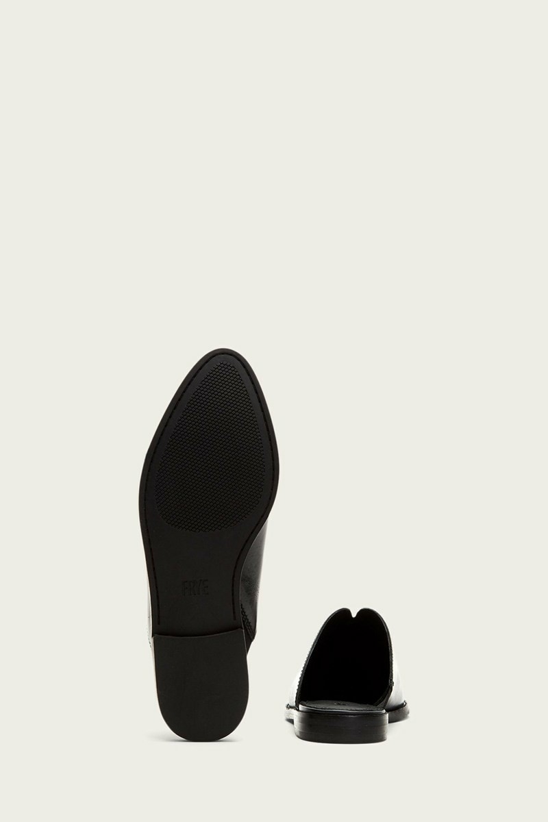 Black Frye Nolan Seam Women Mules | FMVB20456