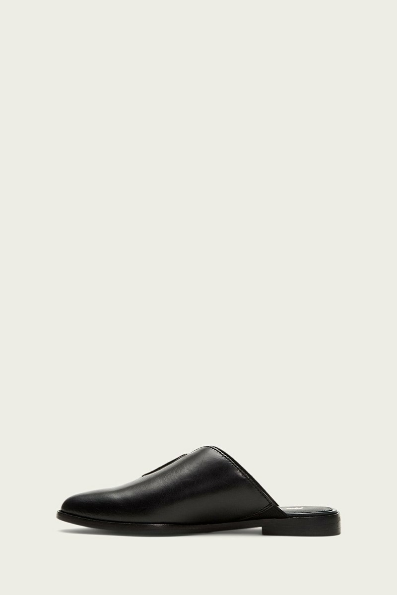 Black Frye Nolan Seam Women Mules | FMVB20456