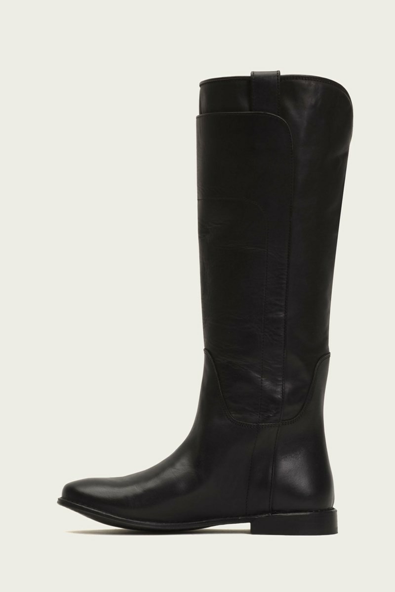 Black Frye Paige Tall Riding Women Knee-high Boots | UGNE61749