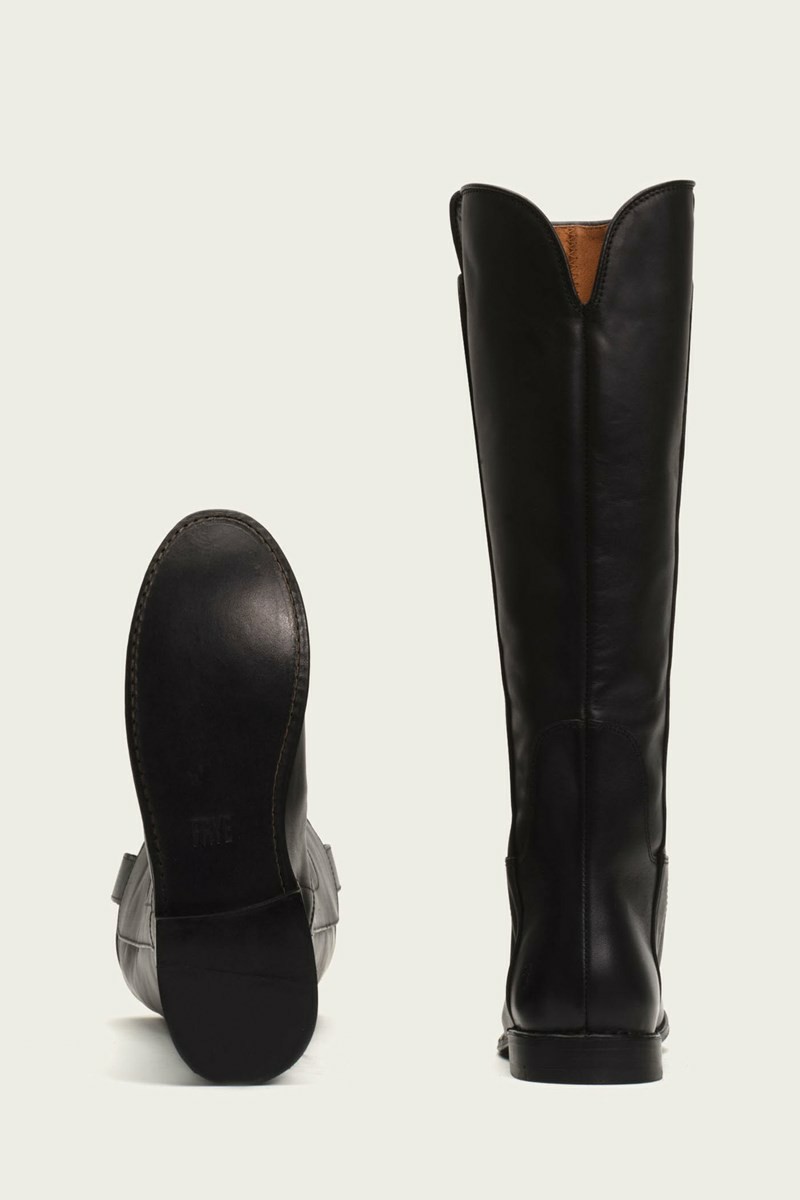 Black Frye Paige Tall Riding Women Knee-high Boots | UGNE61749