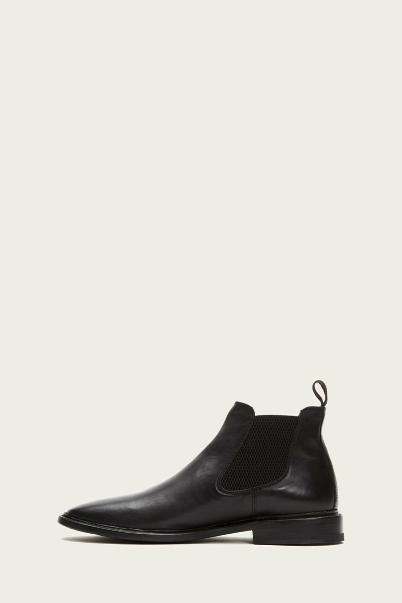 Black Frye Paul Chelsea Men Dress Shoes | QNDU73089